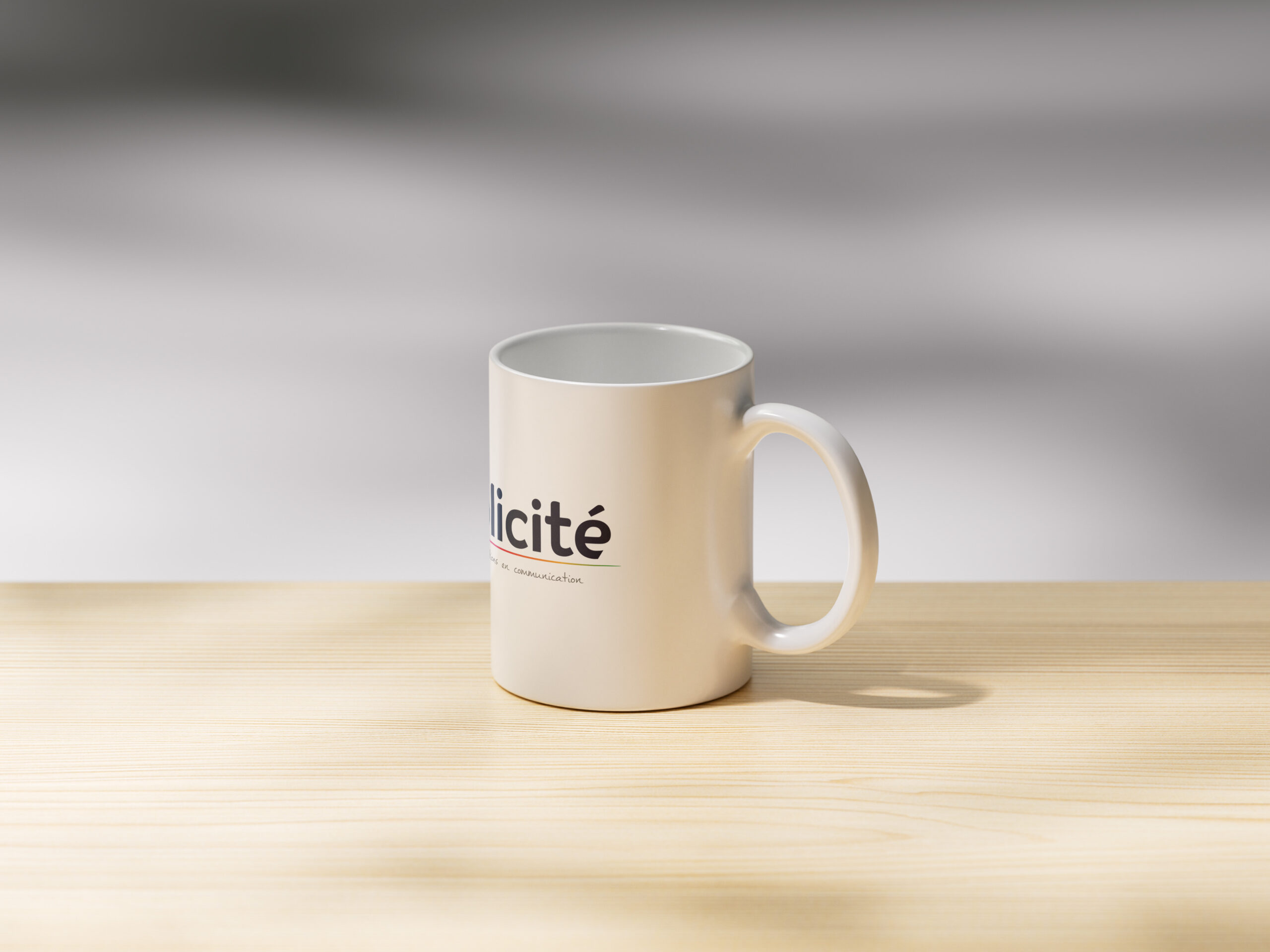 Tasse en céramique blanche – Image 2